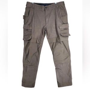 Carhartt Steel Rugged Flex Canvas Cargo Pants Mens 40x32 Olive Green Ripstop